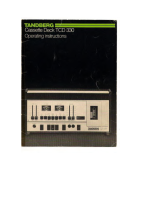Tandberg TCD-330 - Owners Manual 